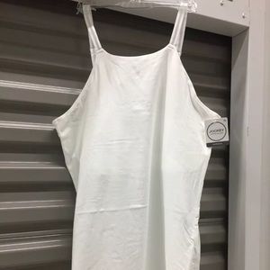 Jockey camisole cotton allure xl white new